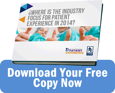 Download our latest ebook: Where is the industry focus for patient experience in 2014